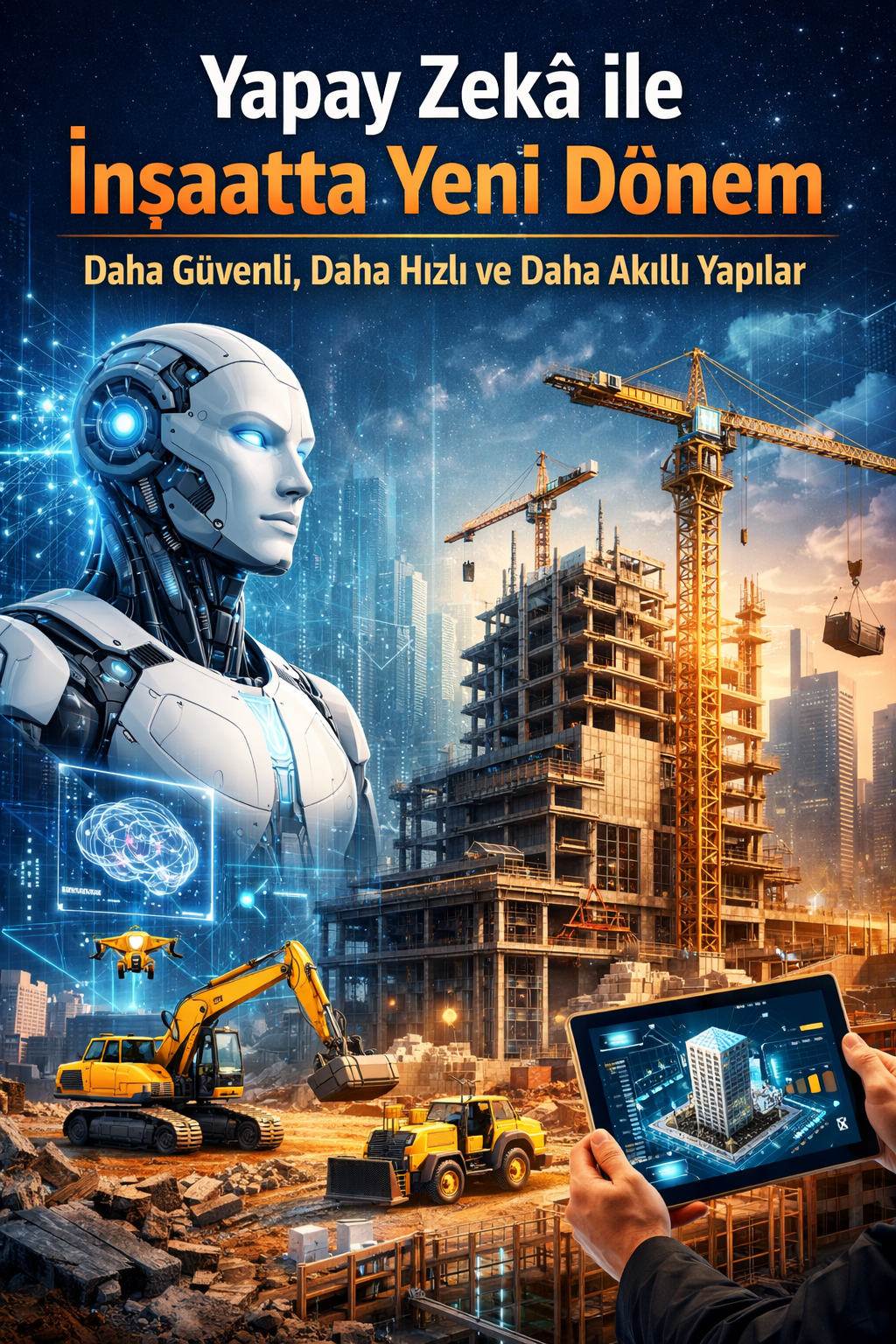 A New Era in Construction with Artificial Intelligence: Safer, Faster, and Smarter Structures